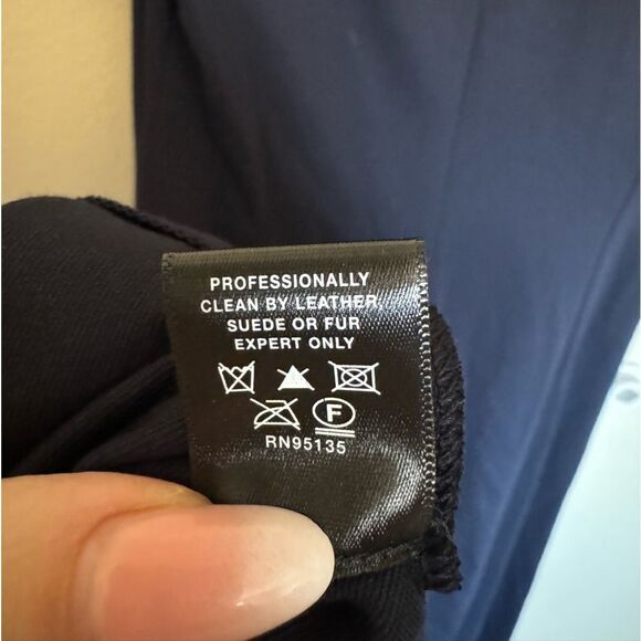 Lafayette 148 NY‎ V-Neck Flowy Maxi Dress Sz Large Deep Blue Short Sleeve - Picture 7 of 7